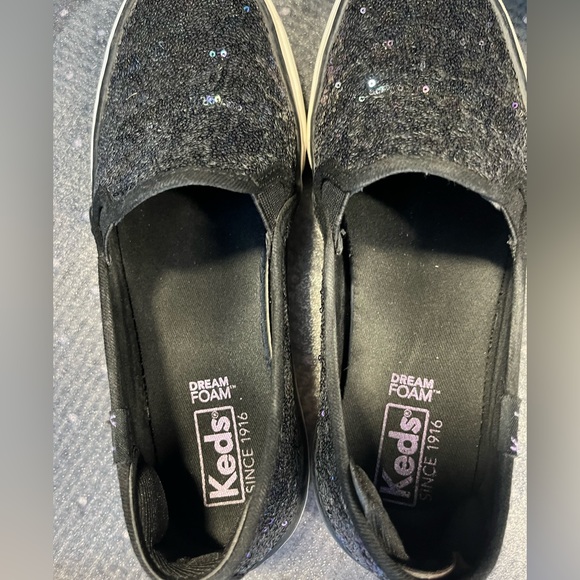 Keds. Sequin slip ons. Size 5 - Picture 4 of 6